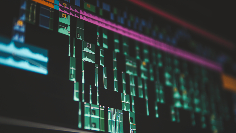 Video,editing,process, ,timeline,view